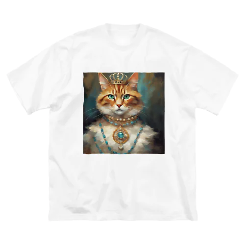 パライバトルマリンの瞳の猫 Big T-Shirt