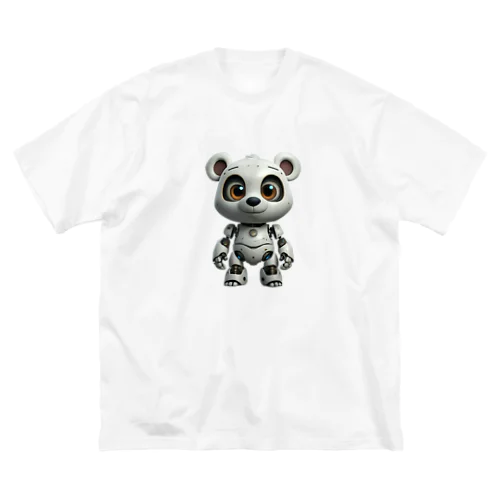 Futuristic Animal  #001 bear ビッグシルエットTシャツ