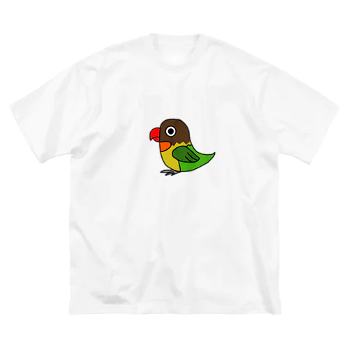 ボタンインコのゴンちゃん ビッグシルエットTシャツ