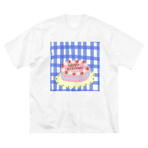 いつでもバースデー💙🤍 ビッグシルエットTシャツ