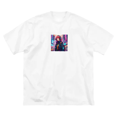 サイバー女子 Big T-Shirt