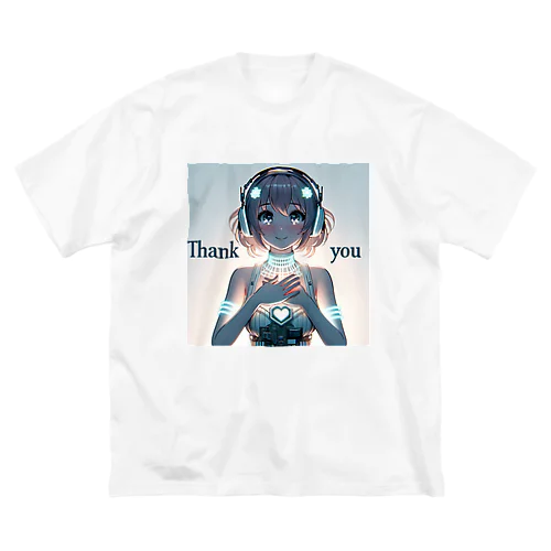 ゲーミング少女ピーシーフォー ビッグシルエットTシャツ