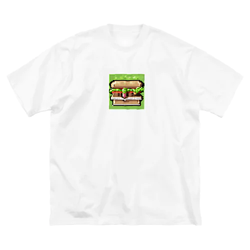 サラダハンバーガー ビッグシルエットTシャツ