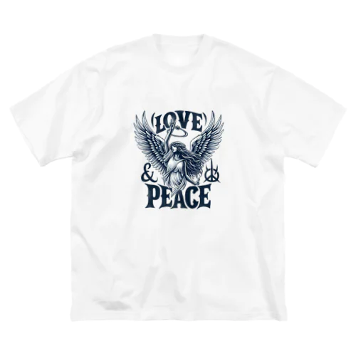 LOVE & PEACE ビッグシルエットTシャツ