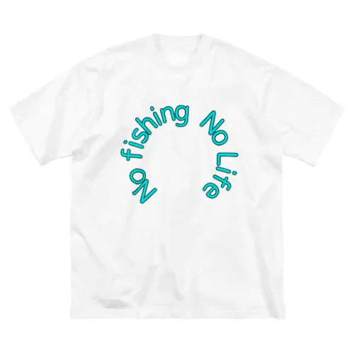  No fishing No Lifeグッズ ビッグシルエットTシャツ