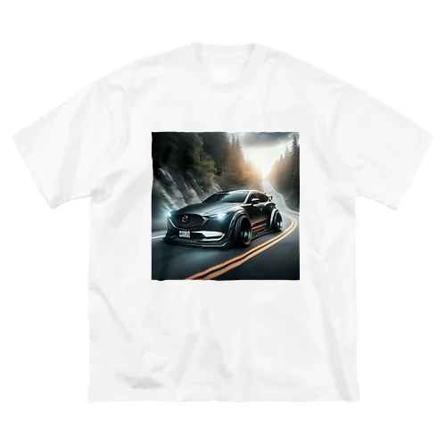 Custom CX-8 Attacked Winding Road ビッグシルエットTシャツ