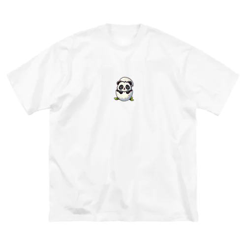 たまごパンダ ビッグシルエットTシャツ