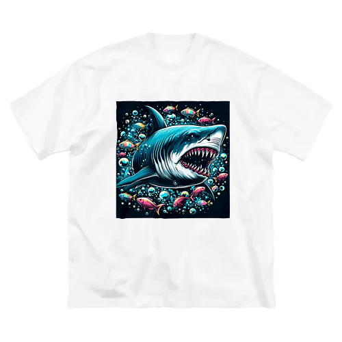 COOL SHARK ビッグシルエットTシャツ