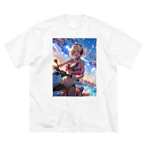 碧海の歌姫 アリア ビッグシルエットTシャツ