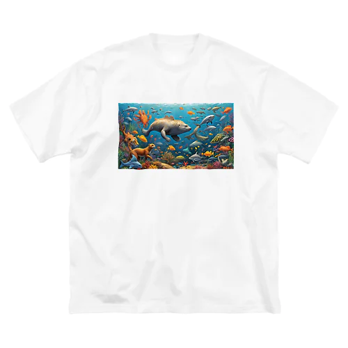 見るも奇妙な合体動物たち fusion animals<<妄想アニマルズ>> Big T-Shirt