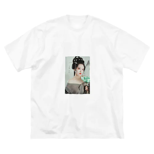 中国風美人 ビッグシルエットTシャツ
