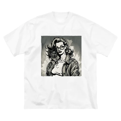 American Comic 90’s Woman Mono ビッグシルエットTシャツ