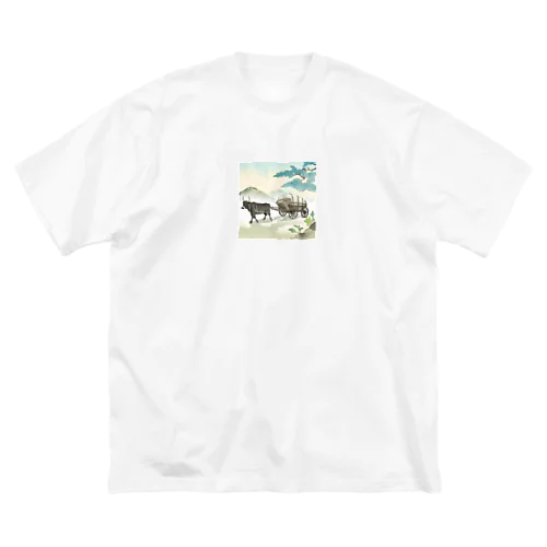 牛車　その七 ビッグシルエットTシャツ