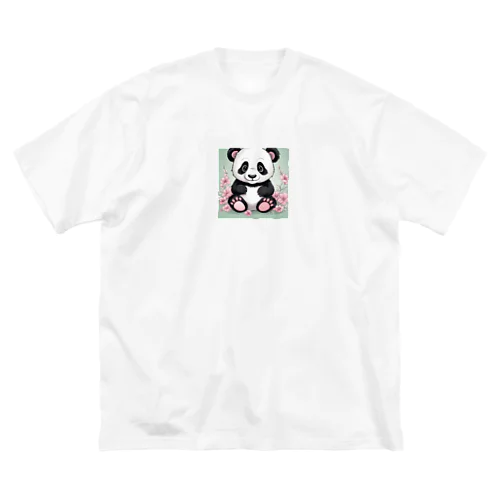 子供のパンダ ビッグシルエットTシャツ