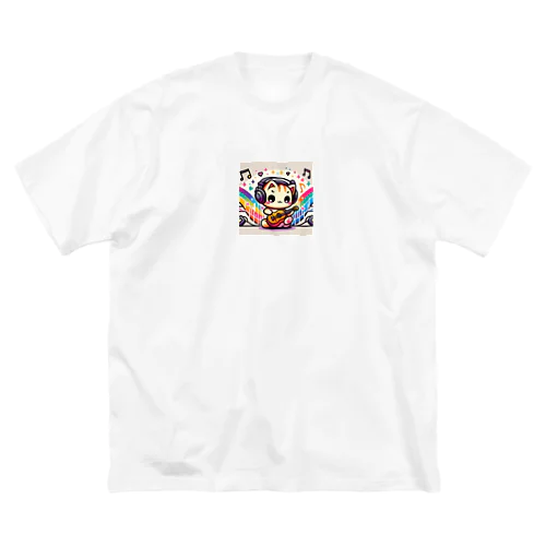 音ねこ ビッグシルエットTシャツ