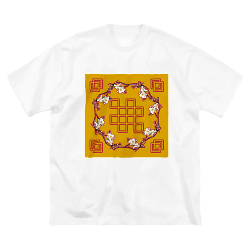 Chinese Plum ビッグシルエットTシャツ