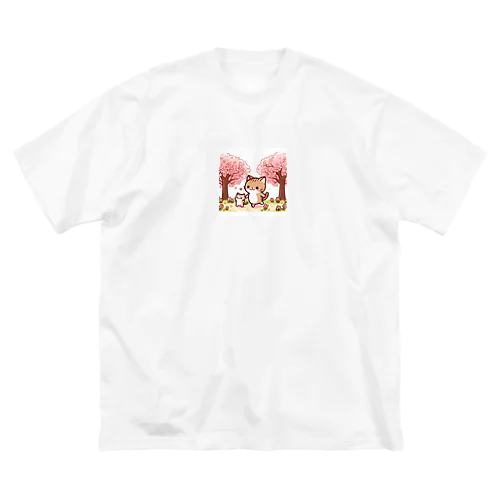 親子ネコ Big T-Shirt