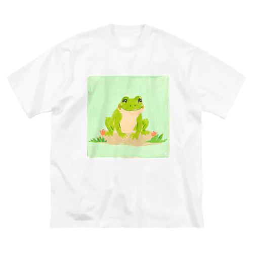 カエル_イラスト_微笑み Big T-Shirt