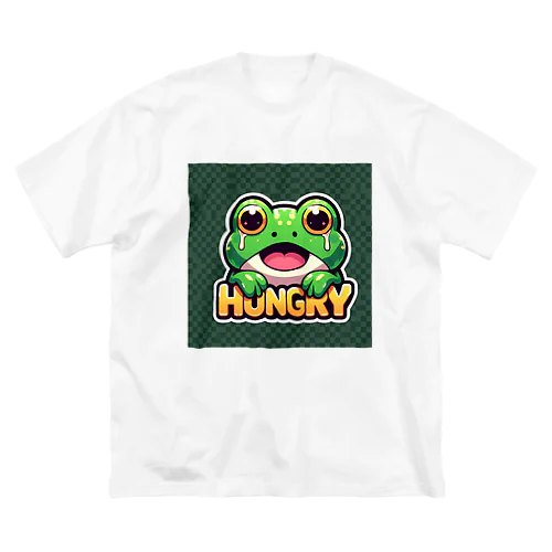 HUNGRYカエル ビッグシルエットTシャツ