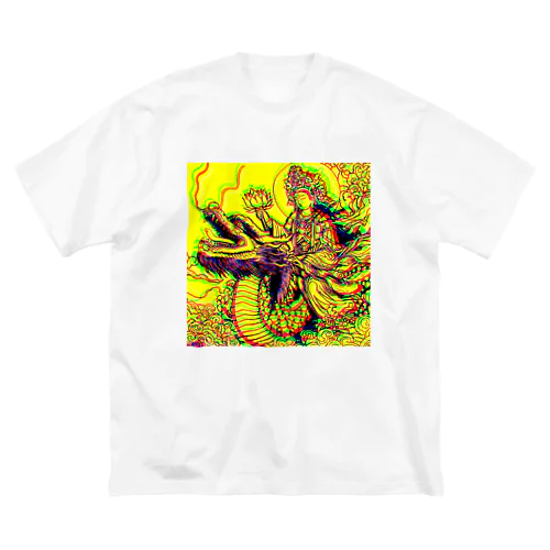 観世音菩薩と龍「Kanzeon Bodhisattva and dragon」 Big T-Shirt