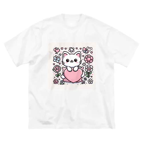 猫スタンプ Big T-Shirt