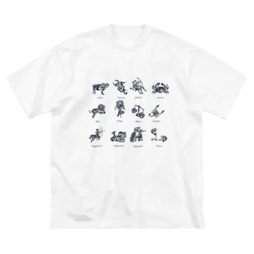 12星座一覧 ビッグシルエットTシャツ