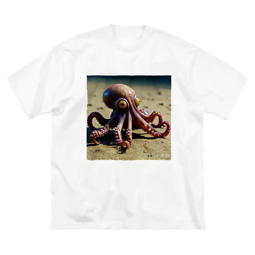 octopus ビッグシルエットTシャツ