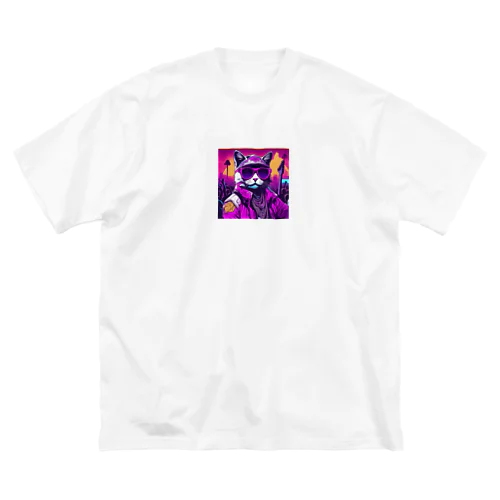 ROCKYCAT　ライブ ビッグシルエットTシャツ