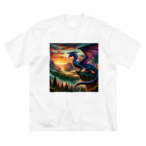 幸運のドラゴン ビッグシルエットTシャツ