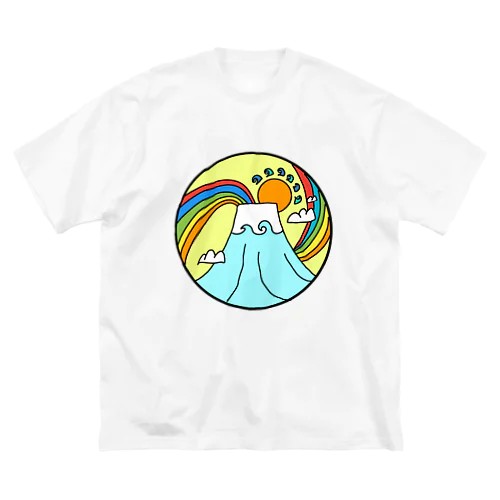 japan mount Fuji rainbow Big T-Shirt