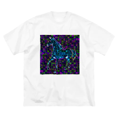 デジタルでアートな馬 Ⅱ Big T-Shirt
