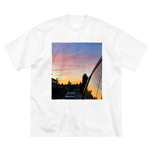 Street - Sunset ビッグシルエットTシャツ