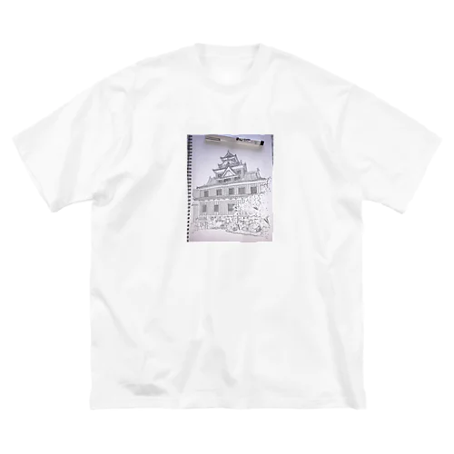 岡山城ペンアート Big T-Shirt
