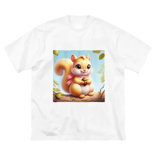 リス🐿 ビッグシルエットTシャツ