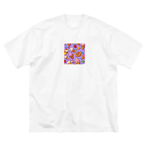 お菓子大好き ビッグシルエットTシャツ