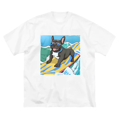 GURASANフレンチブルドック ビッグシルエットTシャツ