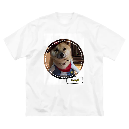 柴犬COOUo･ｪ･oU ビッグシルエットTシャツ