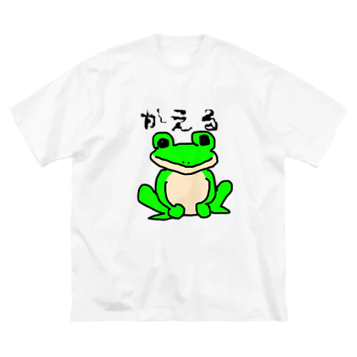 かえる ビッグシルエットTシャツ