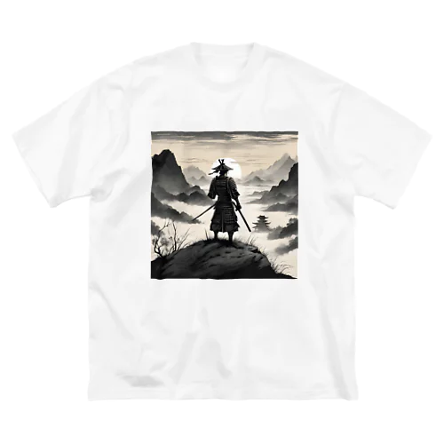 戦に敗れた武士が佇む風景画4 Big T-Shirt