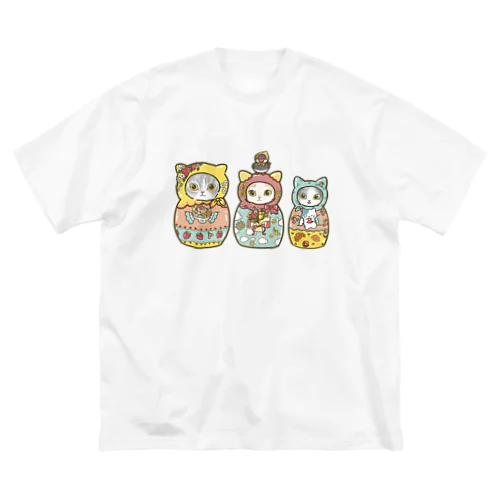 マトニャーシカ　プリンちゃん一家 ビッグシルエットTシャツ