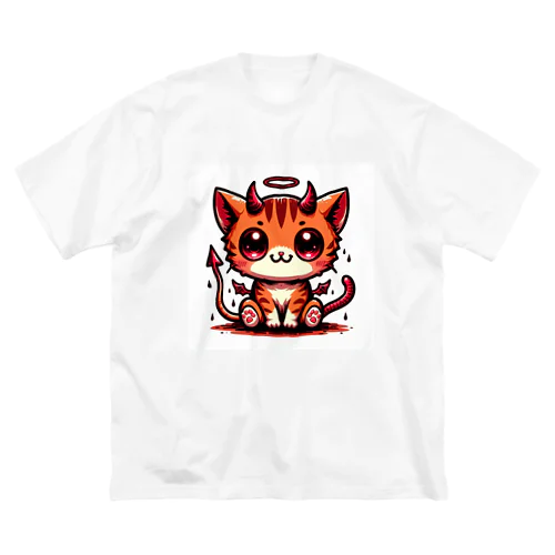 ♪地獄から召喚された悪魔猫♪ ビッグシルエットTシャツ