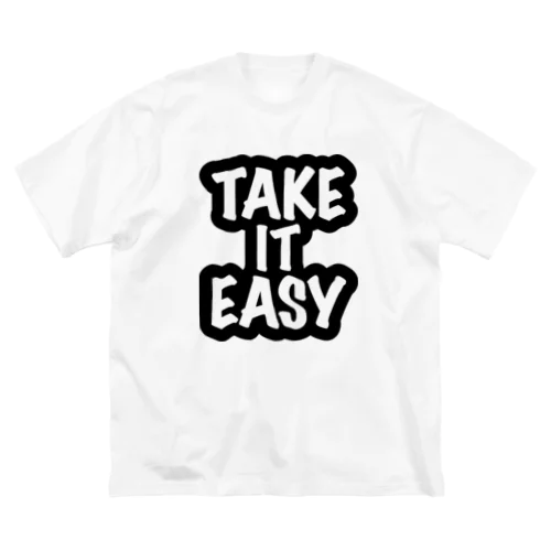 テイクイットイージー Take It Easy ブラック Big T-Shirt