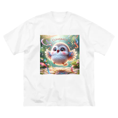 Cngrats　Bird ビッグシルエットTシャツ