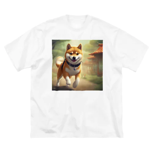 やんちゃな柴犬 ビッグシルエットTシャツ