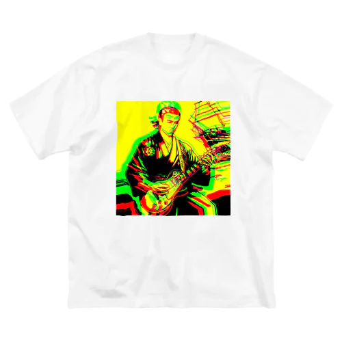 坂本龍馬とロック「Ryoma Sakamoto and Rock」 Big T-Shirt