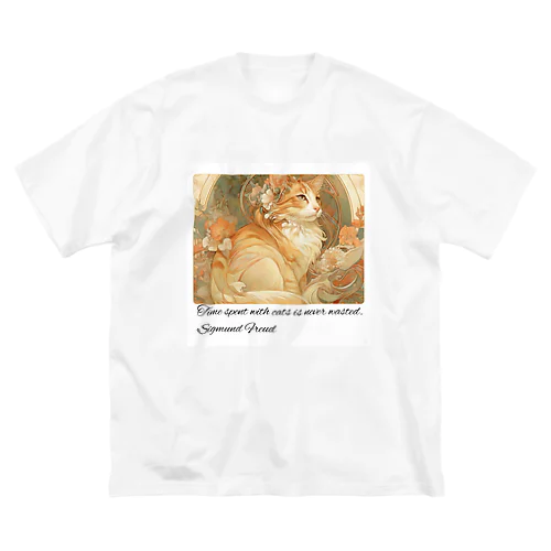 フワフワ茶トラ猫 Big T-Shirt