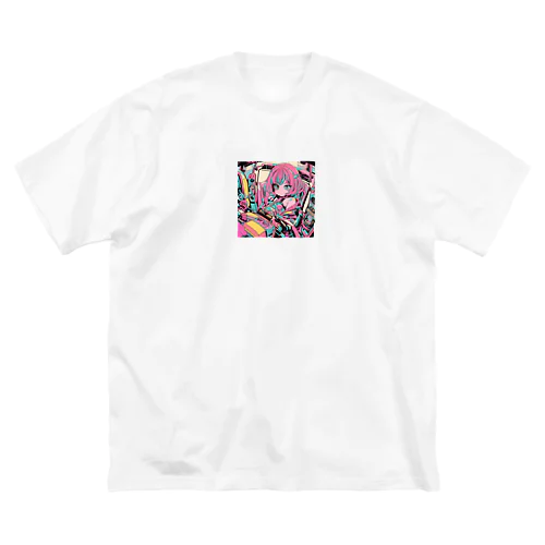 コックピット♪操縦席ガール♪ ビッグシルエットTシャツ