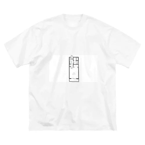 間取り図 루즈핏 티셔츠