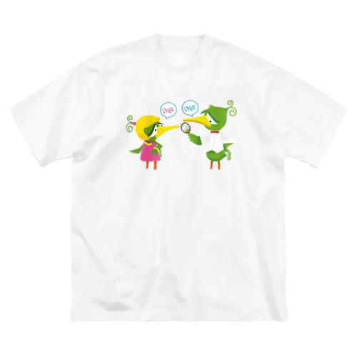 ミドリ_DARU2 ビッグシルエットTシャツ