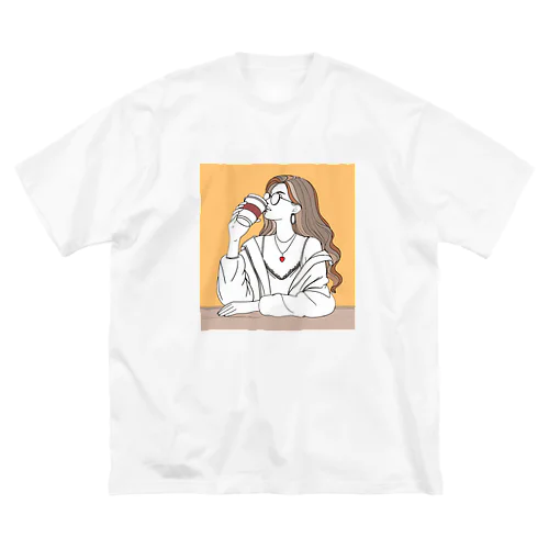 やけ酒したいけど我慢してコーヒー飲んでる人 Big T-Shirt